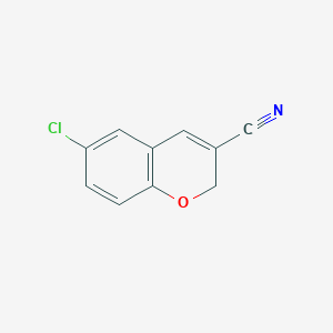 molecular formula C10H6ClNO B1586497 6-氯-2H-色烯-3-腈 CAS No. 57543-67-6