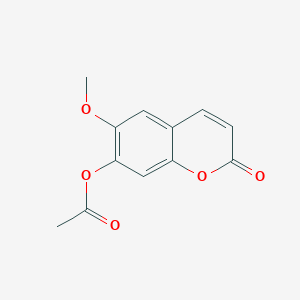 molecular formula C12H10O5 B015865 Scopoletin acetate CAS No. 56795-51-8