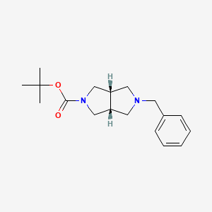 molecular formula C18H26N2O2 B1586501 cis-5-Benzyl-2-Boc-hexahydropyrrolo[3,4-c]pyrrole CAS No. 370879-56-4