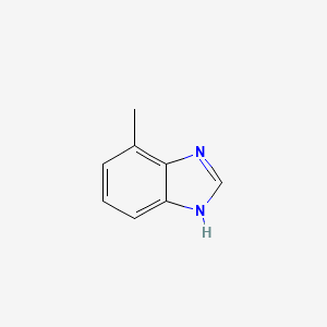 molecular formula C8H8N2 B1586504 7-methyl-1H-benzo[d]imidazole CAS No. 4887-83-6
