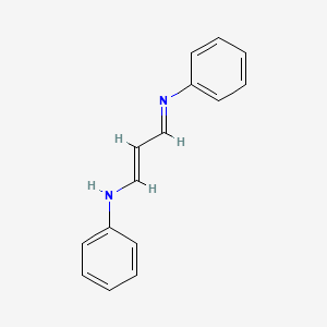 molecular formula C15H14N2 B1586505 3-Anilinoacrolein anil CAS No. 4485-89-6