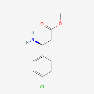 molecular formula C10H12ClNO2 B1586510 (S)-Methyl 3-amino-3-(4-chlorophenyl)propanoate CAS No. 283159-95-5