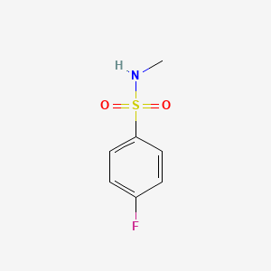 molecular formula C7H8FNO2S B1586511 4-fluoro-N-methylbenzenesulfonamide CAS No. 433-14-7
