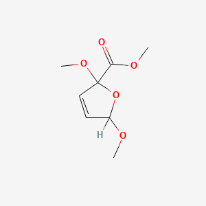 molecular formula C8H12O5 B1586513 Methyl 2,5-dihydro-2,5-dimethoxy-2-furancarboxylate CAS No. 62435-72-7
