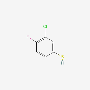 molecular formula C6H4ClFS B1586523 3-Chloro-4-fluorothiophenol CAS No. 60811-23-6
