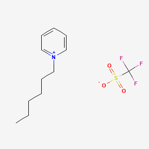 molecular formula C12H18F3NO3S B1586524 N-Hexylpyridinium Trifluoromethanesulfonate CAS No. 623167-81-7