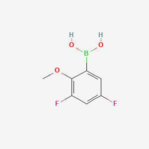 molecular formula C7H7BF2O3 B1586526 3,5-Difluoro-2-methoxyphenylboronic acid CAS No. 737000-76-9