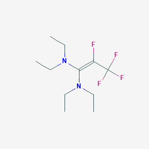 molecular formula C11H20F4N2 B1586534 1,1-双(二乙基氨基)四氟-1-丙烯 CAS No. 216393-97-4