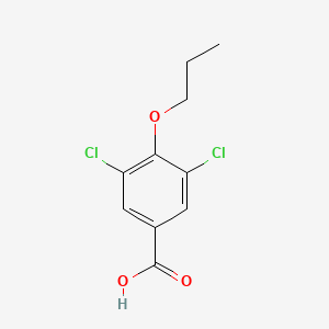 molecular formula C10H10Cl2O3 B1586540 3,5-二氯-4-丙氧基苯甲酸 CAS No. 41490-09-9