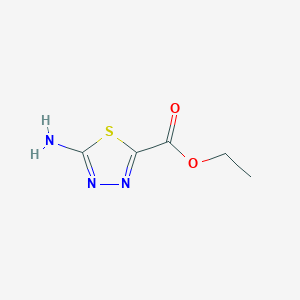 molecular formula C5H7N3O2S B1586543 5-氨基-1,3,4-噻二唑-2-羧酸乙酯 CAS No. 64837-53-2