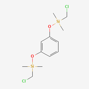 molecular formula C12H20Cl2O2Si2 B1586544 1,3-Bis(chloromethyldimethylsiloxy)benzene CAS No. 203785-58-4