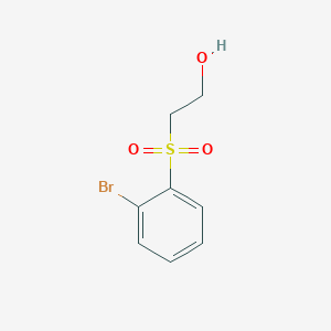 molecular formula C8H9BrO3S B1586546 2-(2-Bromophenyl)sulfonylethanol CAS No. 685892-17-5