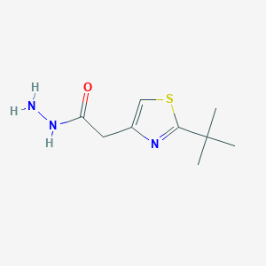 molecular formula C9H15N3OS B1586547 (2-Tert-butylthiazol-4-yl)acetic acid hydrazide CAS No. 496057-31-9