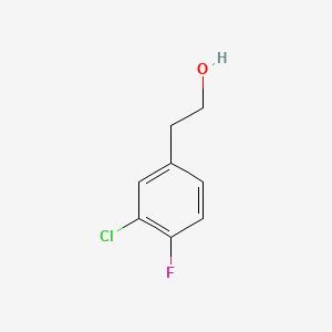 molecular formula C8H8ClFO B1586549 2-(3-氯-4-氟苯基)乙醇 CAS No. 340825-21-0
