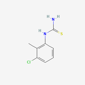 molecular formula C8H9ClN2S B1586550 1-(3-Chloro-2-methylphenyl)-2-thiourea CAS No. 63980-70-1