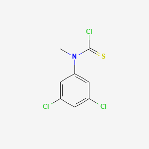 molecular formula C8H6Cl3NS B1586553 N-(3,5-Dichlorophenyl)-N-methyl-thiocarbamoyl chloride CAS No. 363179-63-9