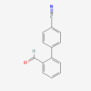 molecular formula C14H9NO B1586559 2'-Formyl-biphenyl-4-carbonitrile CAS No. 199939-26-9