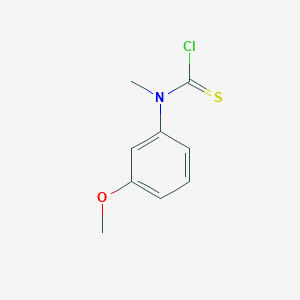 molecular formula C9H10ClNOS B1586564 N-(3-甲氧基苯基)-N-甲基氨基羰基硫氯化物 CAS No. 83508-58-1