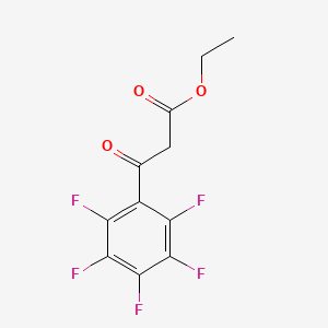 molecular formula C11H7F5O3 B1586569 Ethyl (pentafluorobenzoyl)acetate CAS No. 3516-87-8