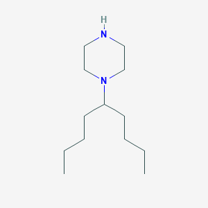 molecular formula C13H28N2 B1586570 1-Nonan-5-ylpiperazine CAS No. 83655-59-8
