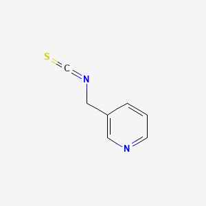 molecular formula C7H6N2S B1586571 3-Pyridylmethyl isothiocyanate CAS No. 36810-90-9
