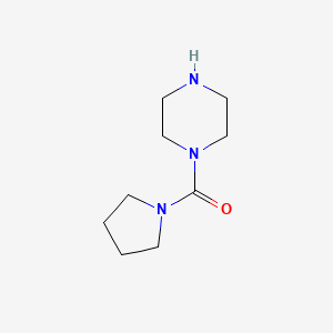 molecular formula C9H17N3O B1586573 Piperazin-1-yl-pyrrolidin-1-yl-methanone CAS No. 73331-93-8