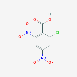 molecular formula C7H3ClN2O6 B1586588 2-Chloro-4,6-dinitrobenzoic acid CAS No. 95192-61-3