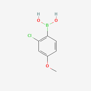 molecular formula C7H8BClO3 B1586596 2-Chloro-4-methoxyphenylboronic acid CAS No. 219735-99-6