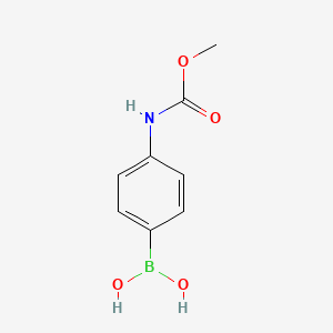 B1586599 4-(Methoxycarbonylamino)phenylboronic acid CAS No. 850567-96-3