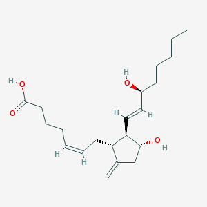 molecular formula C21H34O4 B158660 9-deoxy-9-methylene-Prostaglandin E2 CAS No. 61263-32-9