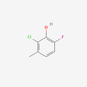molecular formula C7H6ClFO B1586600 2-氯-6-氟-3-甲基苯酚 CAS No. 261762-90-7