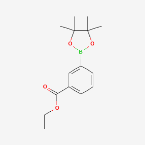 molecular formula C15H21BO4 B1586603 3-(4,4,5,5-四甲基-1,3,2-二氧杂硼环-2-基)苯甲酸乙酯 CAS No. 269410-00-6