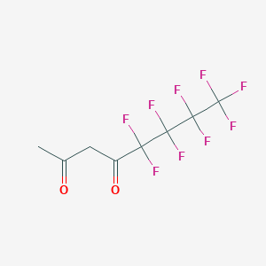 molecular formula C8H5F9O2 B1586611 5,5,6,6,7,7,8,8,8-Nonafluorooctane-2,4-dione CAS No. 355-84-0