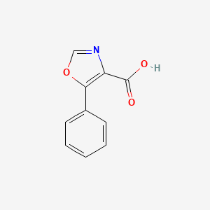 molecular formula C10H7NO3 B1586613 5-Phenyl-1,3-oxazole-4-carboxylic acid CAS No. 99924-18-2