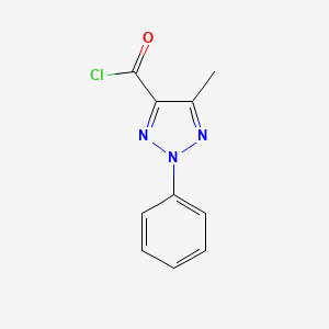 molecular formula C10H8ClN3O B1586615 5-Methyl-2-phenyl-2H-1,2,3-triazole-4-carbonyl chloride CAS No. 36401-55-5