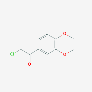 molecular formula C10H9ClO3 B1586630 6-氯乙酰-1,4-苯并二噁烷 CAS No. 93439-37-3
