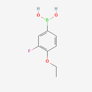 molecular formula C8H10BFO3 B1586633 4-Ethoxy-3-fluorophenylboronic acid CAS No. 279263-10-4
