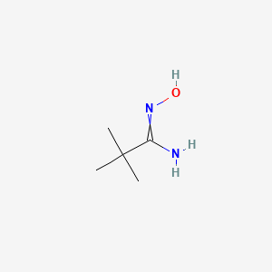 B1586640 N'-hydroxy-2,2-dimethylpropanimidamide CAS No. 42956-75-2