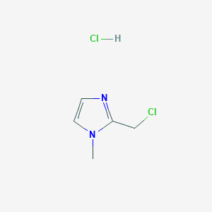 molecular formula C5H8Cl2N2 B1586643 2-(chloromethyl)-1-methyl-1H-imidazole hydrochloride CAS No. 78667-04-6