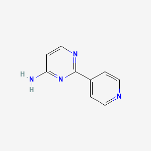 molecular formula C9H8N4 B1586647 2-(Pyridin-4-yl)pyrimidin-4-amine CAS No. 61310-29-0