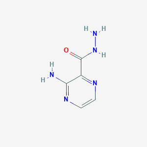 molecular formula C5H7N5O B1586661 3-Aminopyrazine-2-carbohydrazide CAS No. 6761-52-0