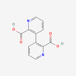 molecular formula C12H8N2O4 B1586665 [3,3'-Bipyridine]-2,2'-dicarboxylic acid CAS No. 3723-32-8