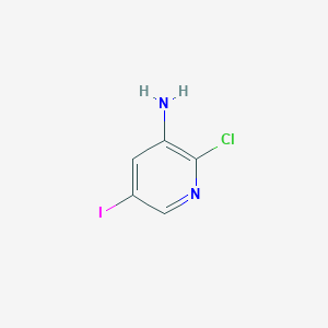 molecular formula C5H4ClIN2 B1586668 2-氯-5-碘吡啶-3-胺 CAS No. 426463-09-4