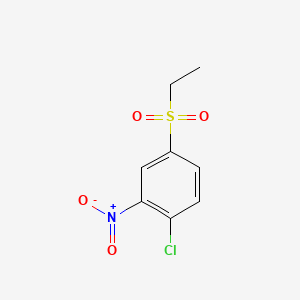 molecular formula C8H8ClNO4S B1586670 1-氯-4-(乙基磺酰基)-2-硝基苯 CAS No. 74159-80-1