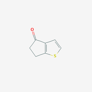 molecular formula C7H6OS B1586673 5,6-Dihydrocyclopenta[b]thiophen-4-one CAS No. 5650-51-1