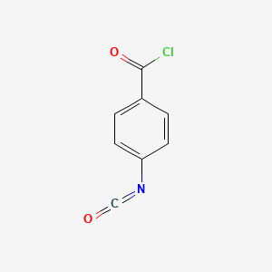 molecular formula C8H4ClNO2 B1586679 4-Isocyanatobenzoyl chloride CAS No. 3729-21-3