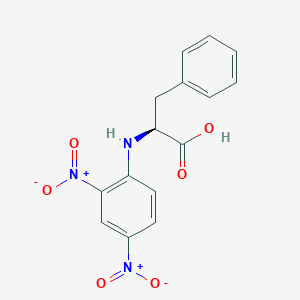 molecular formula C15H13N3O6 B158668 N-(2,4-二硝基苯基)-L-苯丙氨酸 CAS No. 1655-54-5