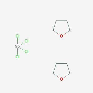 molecular formula C8H16Cl4NbO2 B1586680 Tetrachlorobis(tetrahydrofuran)niobium CAS No. 61247-57-2