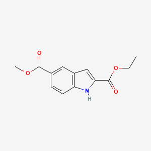 molecular formula C13H13NO4 B1586684 2-Ethyl 5-methyl 1H-indole-2,5-dicarboxylate CAS No. 884494-66-0