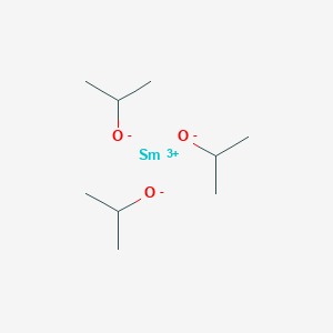 molecular formula C9H21O3Sm B1586685 丙-2-醇盐；钐(3+) CAS No. 3504-40-3